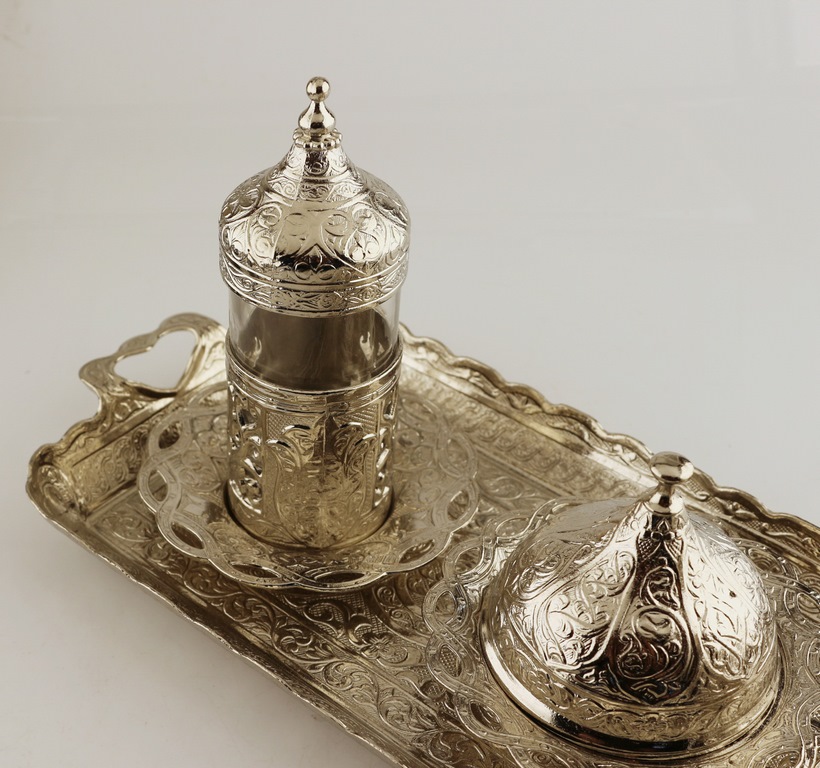 Кофейный набор "Османский" (цвет "серебро") 